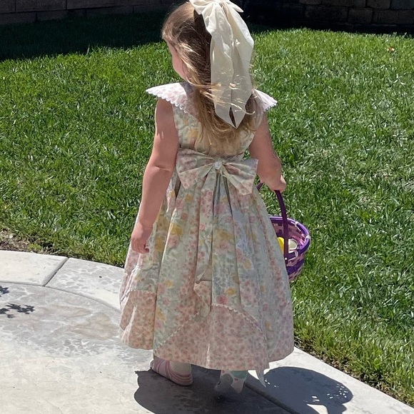 Vintage Daisy Kingdom girls dress with attached bag toddler size 4 - Picture 10 of 10